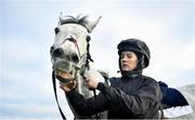 9 March 2020; Rachael Blackmore with Petit Mouchoir on the gallops ahead of the Cheltenham Racing Festival at Prestbury Park in Cheltenham, England. Photo by David Fitzgerald/Sportsfile