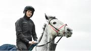 9 March 2020; Rachael Blackmore with Petit Mouchoir on the gallops ahead of the Cheltenham Racing Festival at Prestbury Park in Cheltenham, England. Photo by David Fitzgerald/Sportsfile