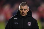 6 March 2020; Bohemians assistant manager Trevor Croly during the SSE Airtricity League Premier Division match between Bohemians and Shelbourne at Dalymount Park in Dublin. Photo by Stephen McCarthy/Sportsfile