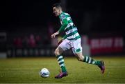 7 March 2020; Neil Farrugia of Shamrock Rovers during the SSE Airtricity League Premier Division match between Sligo Rovers and Shamrock Rovers at The Showgrounds in Sligo. Photo by Stephen McCarthy/Sportsfile