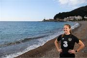 10 March 2020; Republic of Ireland's Kyra Carusa poses for a portrait in Petrovac, Montenegro, ahead of her side's UEFA Women's 2021 European Championships Qualifier. Photo by Stephen McCarthy/Sportsfile