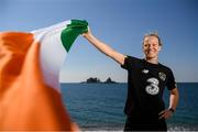 10 March 2020; Republic of Ireland's Diane Caldwell poses for a portrait in Petrovac, Montenegro, ahead of her side's UEFA Women's 2021 European Championships Qualifier. Photo by Stephen McCarthy/Sportsfile