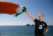 10 March 2020; Republic of Ireland's Diane Caldwell poses for a portrait in Petrovac, Montenegro, ahead of her side's UEFA Women's 2021 European Championships Qualifier. Photo by Stephen McCarthy/Sportsfile