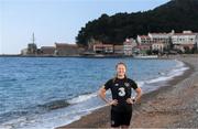 10 March 2020; Republic of Ireland's Kyra Carusa poses for a portrait in Petrovac, Montenegro, ahead of her side's UEFA Women's 2021 European Championships Qualifier. Photo by Stephen McCarthy/Sportsfile