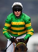 10 March 2020; Barry Geraghty on Epatante after winning the Unibet Champion Hurdle Challenge Trophy on Day One of the Cheltenham Racing Festival at Prestbury Park in Cheltenham, England. Photo by Harry Murphy/Sportsfile