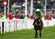 10 March 2020; Epatante, with Barry Geraghty up, passes the post to win the Unibet Champion Hurdle Challenge Trophy on Day One of the Cheltenham Racing Festival at Prestbury Park in Cheltenham, England. Photo by Harry Murphy/Sportsfile