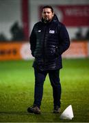 7 March 2020; John McGuinness, SSE Airtricity League Marketing Executive, during the SSE Airtricity League Premier Division match between Sligo Rovers and Shamrock Rovers at The Showgrounds in Sligo. Photo by Stephen McCarthy/Sportsfile