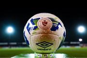 7 March 2020; A detailed view of the match ball prior to the SSE Airtricity League Premier Division match between Sligo Rovers and Shamrock Rovers at The Showgrounds in Sligo. Photo by Stephen McCarthy/Sportsfile