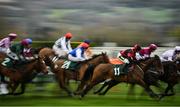 10 March 2020; Runners and riders first time round during the Northern Trust Company Novices' Handicap Chase on Day One of the Cheltenham Racing Festival at Prestbury Park in Cheltenham, England. Photo by David Fitzgerald/Sportsfile