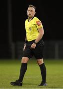 10 March 2020; Referee Alan Patchell during the EA Sports Cup First Round match between Wexford FC and Bray Wanderers at Ferrycarrig Park in Wexford. Photo by Matt Browne/Sportsfile