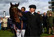 11 March 2020; Owner JP McManus with Champ after winning the RSA Insurance Novices' Chase on Day Two of the Cheltenham Racing Festival at Prestbury Park in Cheltenham, England. Photo by Harry Murphy/Sportsfile