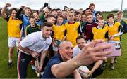 11 March 2020; Cork Hurler Patrick Horgan, left, and Dublin footballer Dean Rock, right, were in Abbotstown today along with Sky Sports Analyst Kieran Donaghy, centre, to announce that Sky Sports will this year visit Clare, Louth, Longford and Roscommon with a special focus on Health & Wellbeing as part of its grassroots partnership on GAA Super Games. The visits will be documented by Sky Sports for a new midweek GAA show called Inside the Game and will also feature on Sky Sports’ social channels. Photo by Sam Barnes/Sportsfile