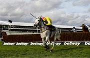 11 March 2020; Politologue, with Harry Skelton up, on their way to winning the Betway Queen Mother Champion Chase on Day Two of the Cheltenham Racing Festival at Prestbury Park in Cheltenham, England. Photo by Harry Murphy/Sportsfile