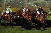 11 March 2020; Runners and riders lead by, Yanworth, with Darragh O'Keeffe up, right, during the Glenfarclas Chase during Day Two of the Cheltenham Racing Festival at Prestbury Park in Cheltenham, England. Photo by Harry Murphy/Sportsfile