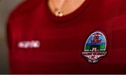 12 March 2020; Galway Women's FC crest during the 2020 Women's National League photocall at FAI HQ in Abbotstown, Dublin. Photo by Eóin Noonan/Sportsfile