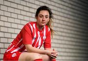 12 March 2020; Alanna Roddy of Treaty United FC at the 2020 Women's National League photocall at FAI HQ in Abbotstown, Dublin. Photo by Eóin Noonan/Sportsfile