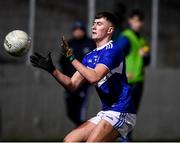 6 March 2020; Jack Lacey of Laois during the EirGrid Leinster GAA Football U20 Championship Final match between Laois and Dublin at Netwatch Cullen Park in Carlow. Photo by Matt Browne/Sportsfile
