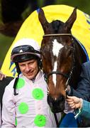 12 March 2020; Jockey Paul Townend with Min after winning the Ryanair Chase on Day Three of the Cheltenham Racing Festival at Prestbury Park in Cheltenham, England. Photo by Harry Murphy/Sportsfile