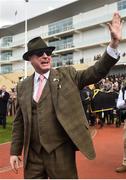 12 March 2020; Representative owner Rich Ricci celebrates after sending out Min to win the Ryanair Chase on Day Three of the Cheltenham Racing Festival at Prestbury Park in Cheltenham, England. Photo by David Fitzgerald/Sportsfile