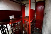 13 March 2020; A general view of turnstiles at Tolka Park, home of Shelbourne Football Club. Following directives from the Irish Government and the Department of Health the majority of the country's sporting associations have suspended all activity until March 29, in an effort to contain the spread of the Coronavirus (COVID-19). Photo by Ramsey Cardy/Sportsfile