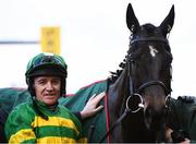 13 March 2020; Jockey Barry Geraghty with Saint Roi after winning the Randox Health County Handicap Hurdle on Day Four of the Cheltenham Racing Festival at Prestbury Park in Cheltenham, England. Photo by Harry Murphy/Sportsfile