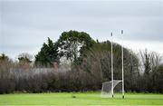 13 March 2020; A general view of the goalposts at Starlights GAA club in Dublin. Following directives from the Irish Government and the Department of Health the majority of the country's sporting associations have suspended all activity until March 29, in an effort to contain the spread of the Coronavirus (COVID-19). Photo by Brendan Moran/Sportsfile