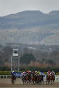 13 March 2020; A view of the field during the Crowne Plaza Dundalk Race & Stay Handicap at Dundalk Stadium in Co Louth. Photo by Seb Daly/Sportsfile