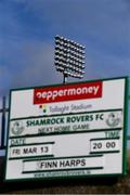 13 March 2020; A general view of Tallaght Stadium, home of Shamrock Rovers Football Club. Following directives from the Irish Government and the Department of Health the majority of the country's sporting associations have suspended all activity until March 29, in an effort to contain the spread of the Coronavirus (COVID-19). Photo by Stephen McCarthy/Sportsfile