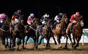 13 March 2020; Trebua, centre, with Shane Kelly up, on their way to winning the Love Your Mum At The Races 20th & 21st March Handicap at Dundalk Stadium in Co Louth. Photo by Seb Daly/Sportsfile