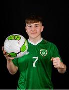 9 November 2018; Billy Vance during a Republic of Ireland U16's portrait session at Hotel Tralee in, Kerry. Photo by Domnick Walsh/Sportsfile