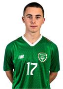 9 November 2018; Jamie Doyle during a Republic of Ireland U16's portrait session at Hotel Tralee in, Kerry. Photo by Domnick Walsh/Sportsfile