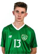 9 November 2018; Oliver O'Neill during a Republic of Ireland U16's portrait session at Hotel Tralee in, Kerry. Photo by Domnick Walsh/Sportsfile