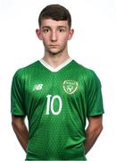 10 November 2018; Brandon Holt during a Republic of Ireland U17's Portrait Session at Citywest Hotel in Dublin. Photo by Eóin Noonan/Sportsfile