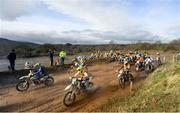 14 March 2020; Competitors during the MRA Cross Country Championship at Tinkerhill Motocross Park in Newry. Photo by Ramsey Cardy/Sportsfile
