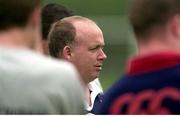 5 May 2000; Coach Declan Kidney during a Munster Rugby Squad Training Session at Stade du Parc Lescure in Bordeaux, France. Photo by Brendan Moran/Sportsfile