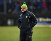 1 March 2020; Donegal coach Stephen Rochford before the Allianz Football League Division 1 Round 5 match between Donegal and Monaghan at Fr. Tierney Park in Ballyshannon, Donegal. Photo by Oliver McVeigh/Sportsfile