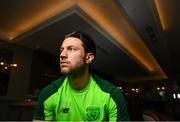 17 March 2019; Harry Arter during a Republic of Ireland portrait session at their team hotel in Dublin. Photo by Stephen McCarthy/Sportsfile