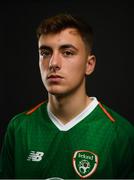 12 November 2018; Lee O'Connor during a Republic of Ireland portrait session at their team hotel in Dublin. Photo by Stephen McCarthy/Sportsfile