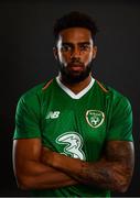 3 September 2018; Cyrus Christie during a Republic of Ireland portrait session at their team hotel in Dublin. Photo by Stephen McCarthy/Sportsfile