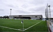 14 March 2020; A general view of Oriel Park, home of Dundalk Football Club. Following directives from the Irish Government and the Department of Health the majority of the country's sporting associations have suspended all activity until March 29, in an effort to contain the spread of the Coronavirus (COVID-19). Photo by Ben McShane/Sportsfile