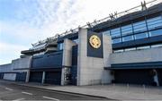 15 March 2020; A general view of Croke Park Stadium. Following directives from the Irish Government and the Department of Health the majority of the country's sporting associations have suspended all activity until March 29, in an effort to contain the spread of the Coronavirus (COVID-19). Photo by Sam Barnes/Sportsfile