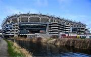 15 March 2020; A general view of Croke Park Stadium. Following directives from the Irish Government and the Department of Health the majority of the country's sporting associations have suspended all activity until March 29, in an effort to contain the spread of the Coronavirus (COVID-19). Photo by Sam Barnes/Sportsfile