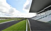 15 March 2020; A view of the course and empty grandstand prior to racing at Limerick Racecourse in Patrickswell, Limerick. Photo by Seb Daly/Sportsfile