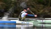 15 March 2020; Ben Smith during a Junior 'A' K1 Training session at Salmon Leap Canoe Club in Leixlip, Co Kildare. Photo by Sam Barnes/Sportsfile