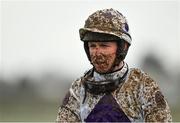 15 March 2020; Jockey Paddy Kennedy following the Kerry Group Irish EBF Shannon Spray Mares Novice Hurdle at Limerick Racecourse in Patrickswell, Limerick. Photo by Seb Daly/Sportsfile