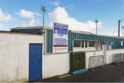 15 March 2020; A general view of Finn Park, home of Finn Harps FC, in Ballybofey, Donegal. Following directives from the Irish Government and the Department of Health the majority of the country's sporting associations have suspended all activity until March 29, in an effort to contain the spread of the Coronavirus (COVID-19).  Photo by Oliver McVeigh/Sportsfile