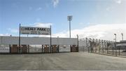 15 March 2020; A general view of Healy Park, home of Tyrone GAA, in Omagh Co. Tyrone. Following directives from the Irish Government and the Department of Health the majority of the country's sporting associations have suspended all activity until March 29, in an effort to contain the spread of the Coronavirus (COVID-19).  Photo by Oliver McVeigh/Sportsfile