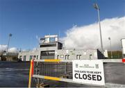 15 March 2020; A general view of Pairc Sean MacCumhaills in Ballybofey, Donegal. Following directives from the Irish Government and the Department of Health the majority of the country's sporting associations have suspended all activity until March 29, in an effort to contain the spread of the Coronavirus (COVID-19).  Photo by Oliver McVeigh/Sportsfile