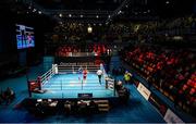 16 March 2020; A general view inside the empty arena on Day Three of the Road to Tokyo European Boxing Olympic Qualifying Event at Copper Box Arena in Queen Elizabeth Olympic Park, London, England. Photo by Harry Murphy/Sportsfile