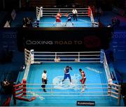 16 March 2020; A general view of the action from Ring A and Ring B on Day Three of the Road to Tokyo European Boxing Olympic Qualifying Event at Copper Box Arena in Queen Elizabeth Olympic Park, London, England. Photo by Harry Murphy/Sportsfile